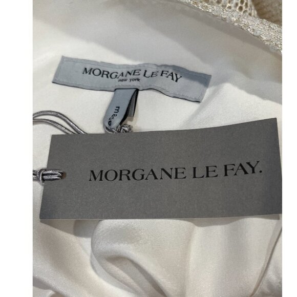 MORGANE LE FAY ELIO BRIDAL SEQUIN SKIRT M - Picture 5 of 6